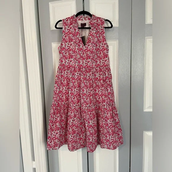 J. Crew | Dresses | Nwt Jcrew Cherry Blossom Liberty Print Sleeveless Midi  Dress With | Poshmark